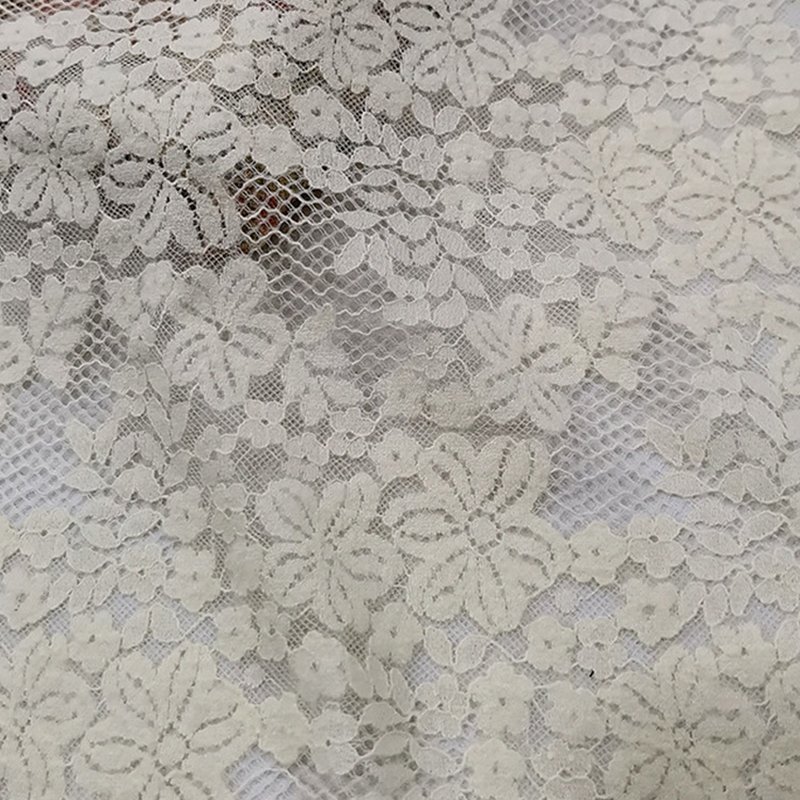 Feather Polyester Brushed Lace Fabric for Women's Wear Wholesale Suppl 2